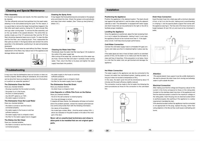 Página 1 del manual Manual de usuario Haier DW9-AFM