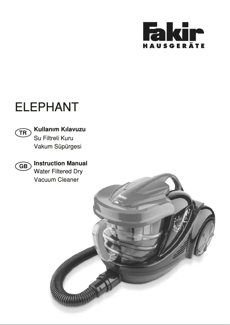 Page n°1 - Manuel utilisateur Fakir Elephant