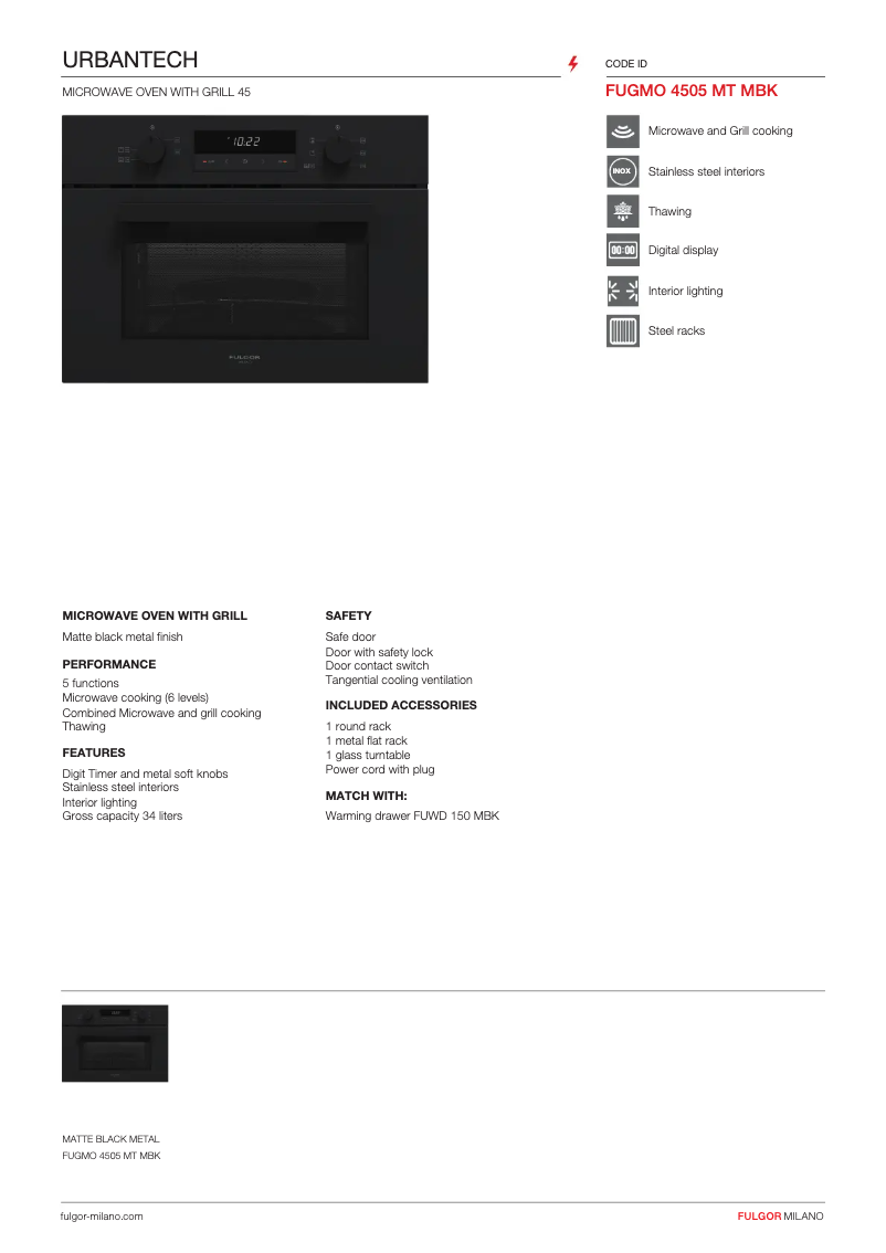 Image de la première page du manuel de l'appareil FUGMO 4505 MT MBK