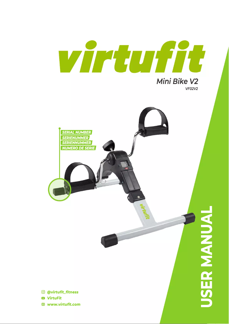 Page n°1 - Manuel utilisateur VirtuFit VirtuFit V2