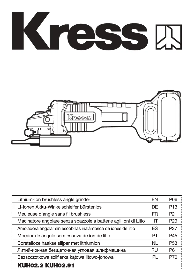 Page n°1 - Manuel utilisateur Kress KUH02.2