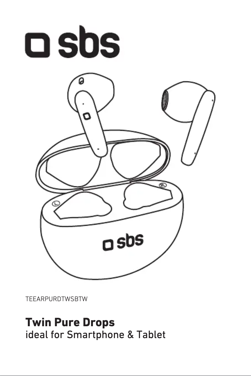 Page 1 de la notice Manuel utilisateur SBS Twin Pure Drops