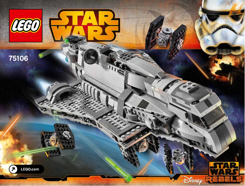 Page 1 de la notice Manuel utilisateur Lego Star Wars 75106