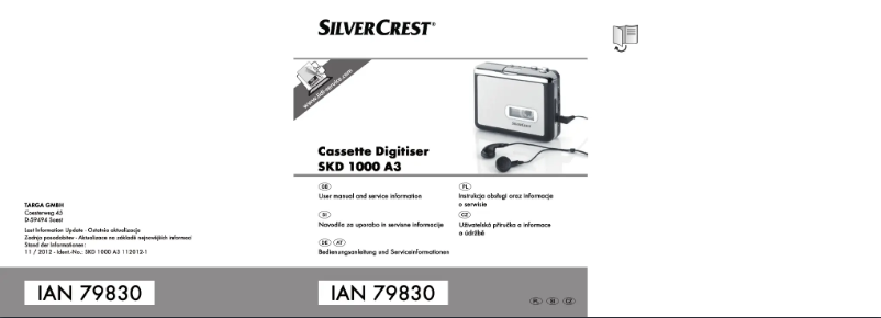 Page n°1 - Manuel utilisateur SilverCrest SKD 1000 A3