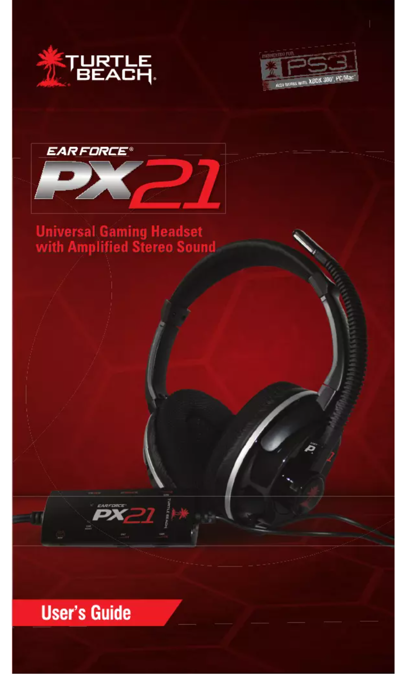 Page n°1 - Manuel utilisateur Turtle Beach Ear Force PX21