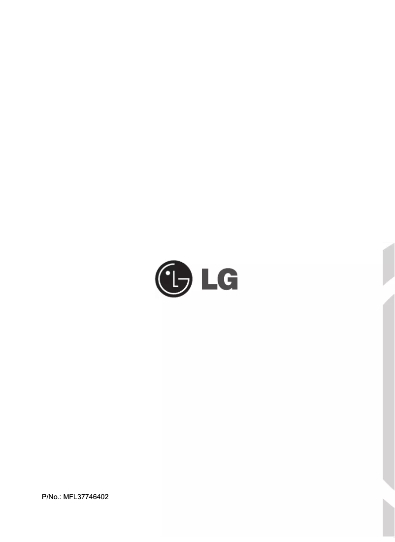 Page 1 de la notice Manuel utilisateur LG WD-14391TDK
