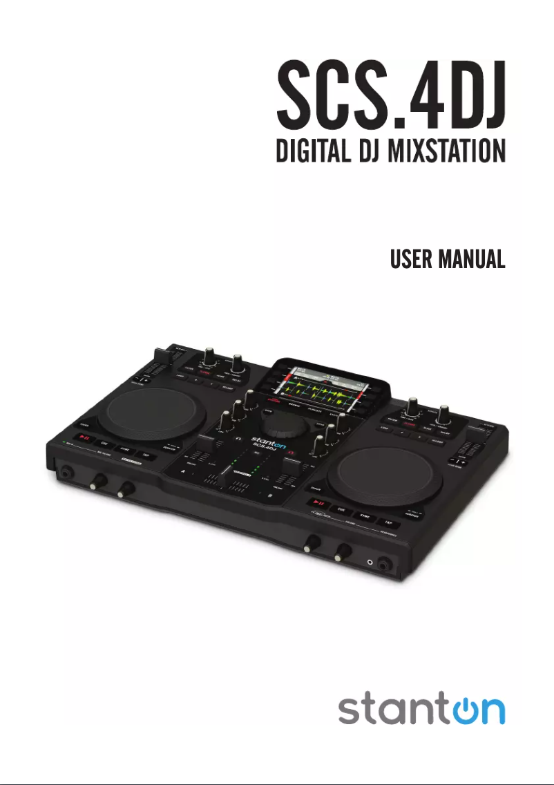 Page n°1 - Manuel utilisateur Stanton SCS.4DJ
