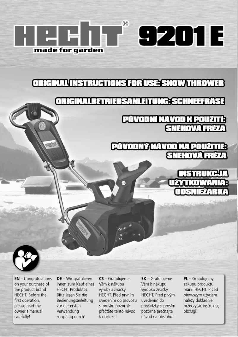 Image de la première page du manuel de l'appareil 9201E