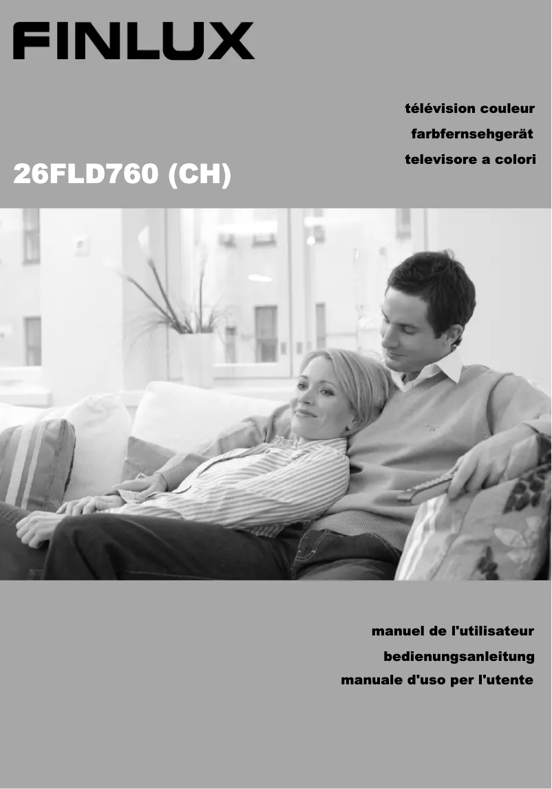 Page n°1 - Manuel utilisateur Finlux 26FLD760