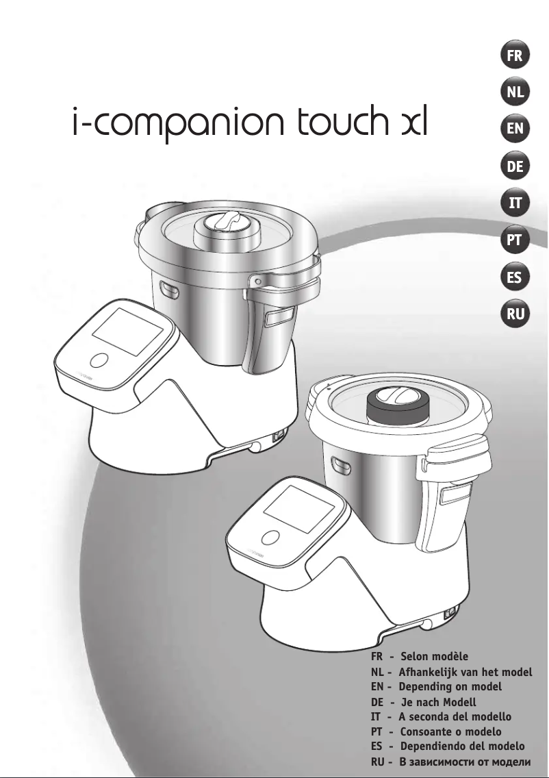 Image de la première page du manuel de l'appareil I-Companion Touch Xl HF935E10