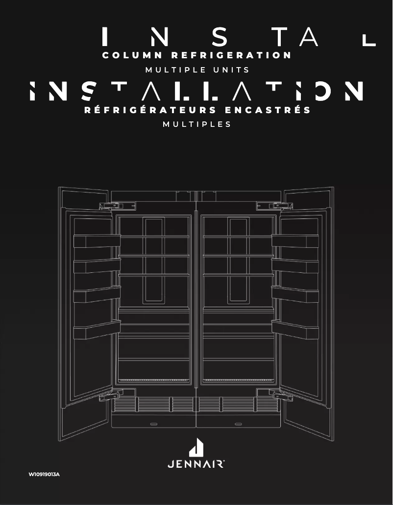 Page n°1 - Manuel utilisateur JennAir JBZFL18IGX