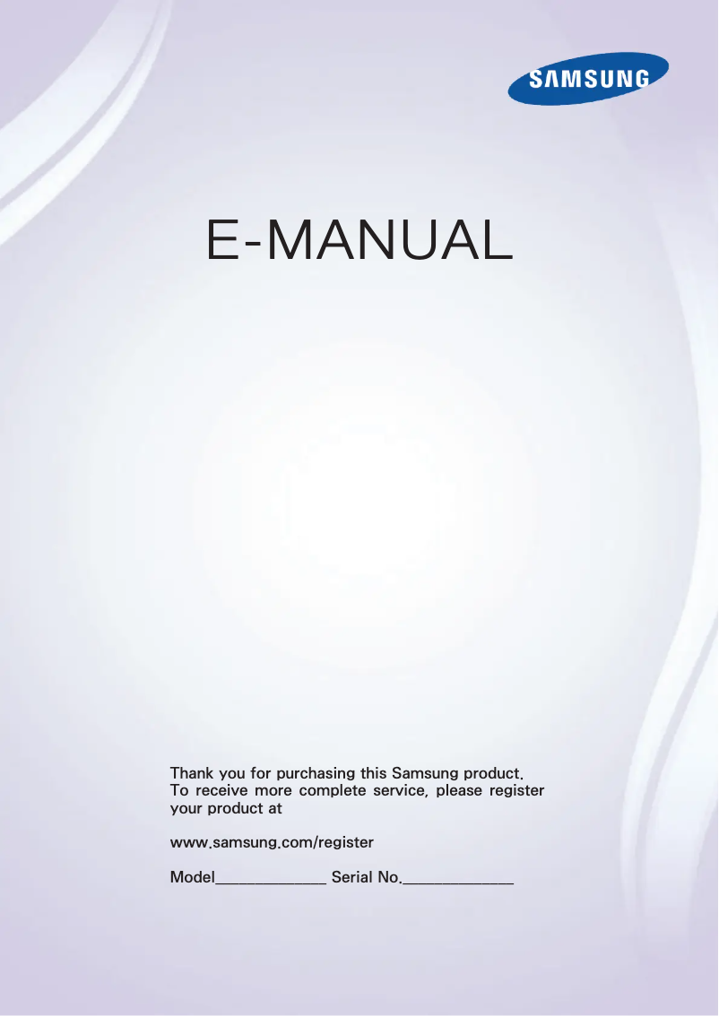 Image de la première page du manuel de l'appareil UA40F6800AM