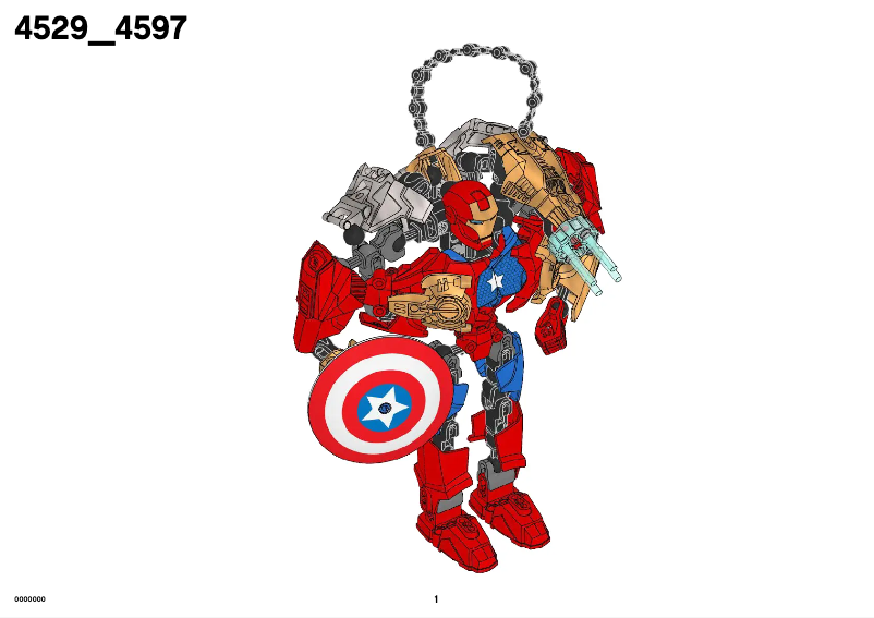 Page n°1 - Manuel utilisateur Lego Iron Man (TM)