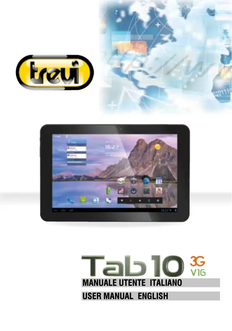 Page 1 de la notice Manuel utilisateur Trevi TAB 10 3G V16