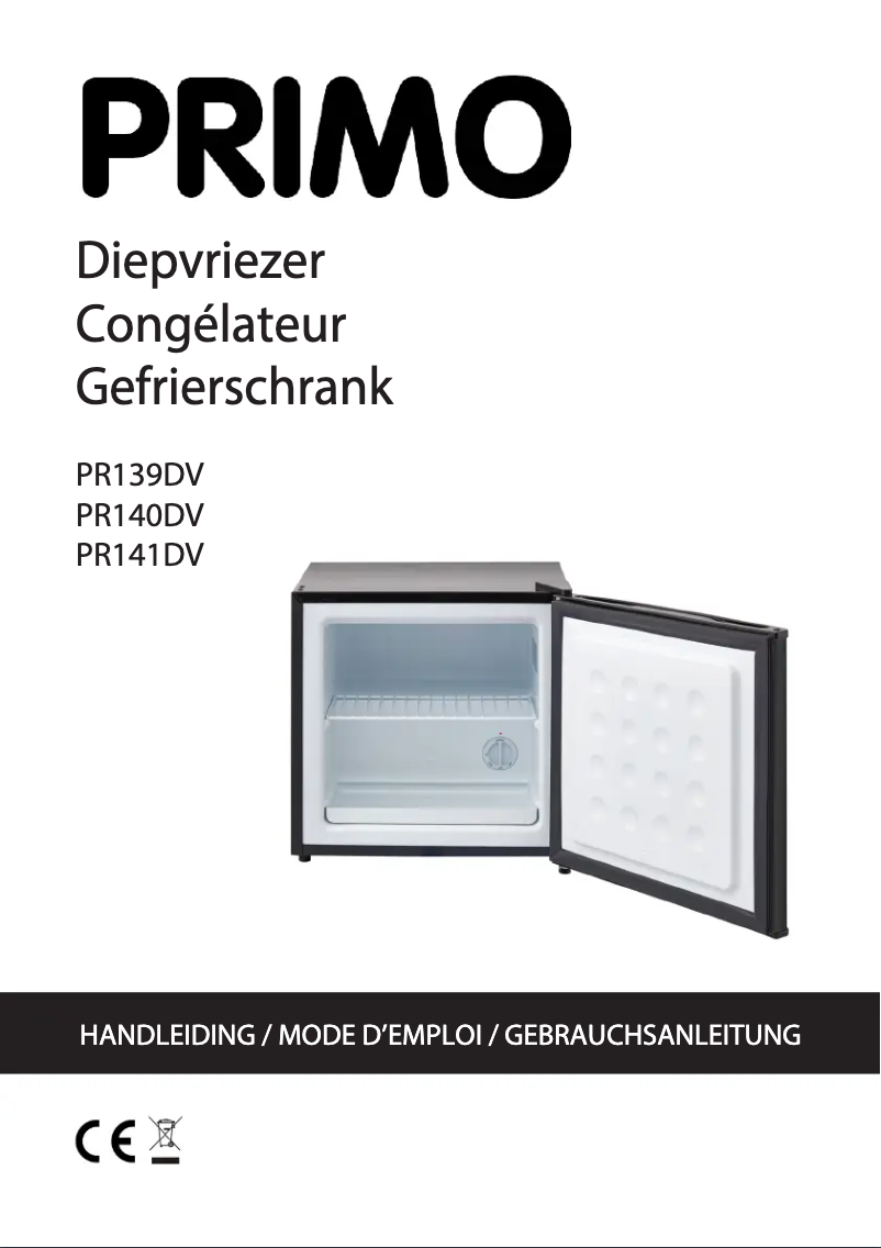 Page 1 de la notice Manuel utilisateur Primo PR139DV
