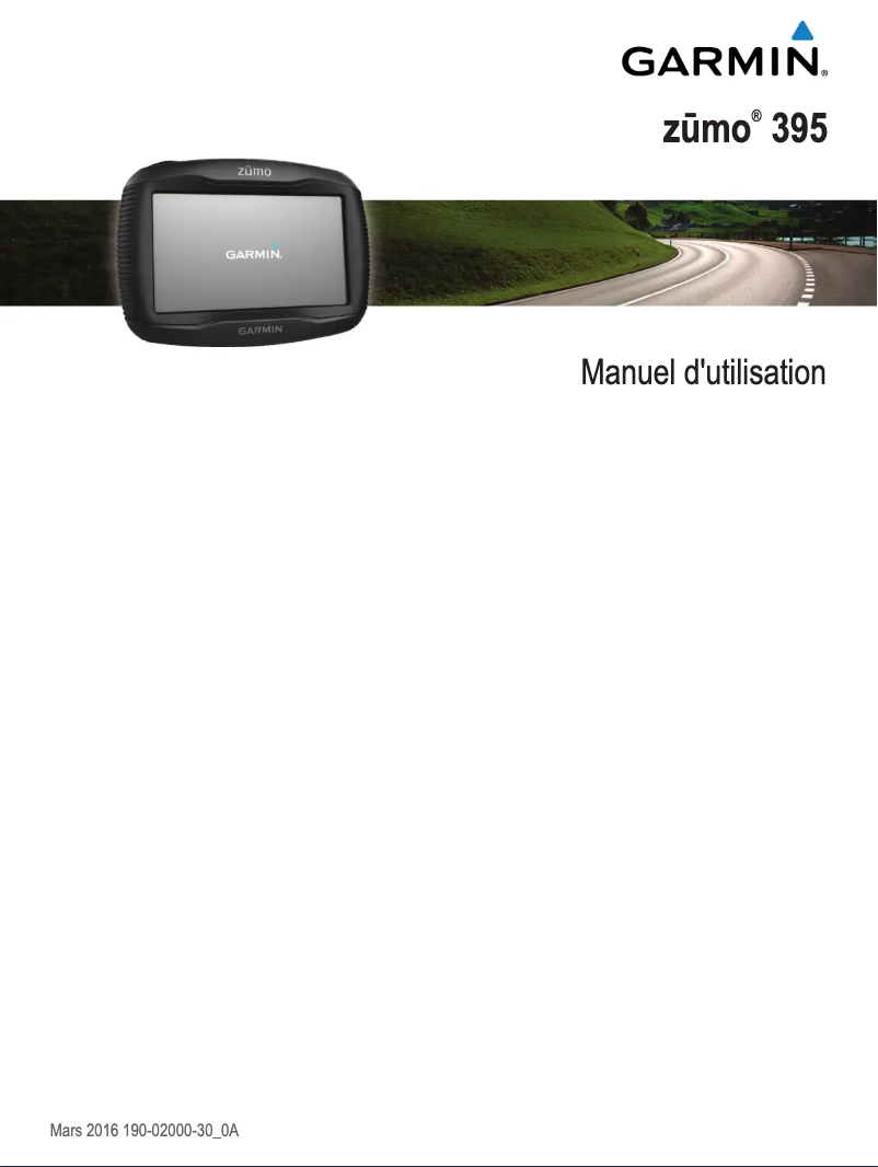 Página 1 del manual Manual de instrucciones Garmin zūmo 345LM