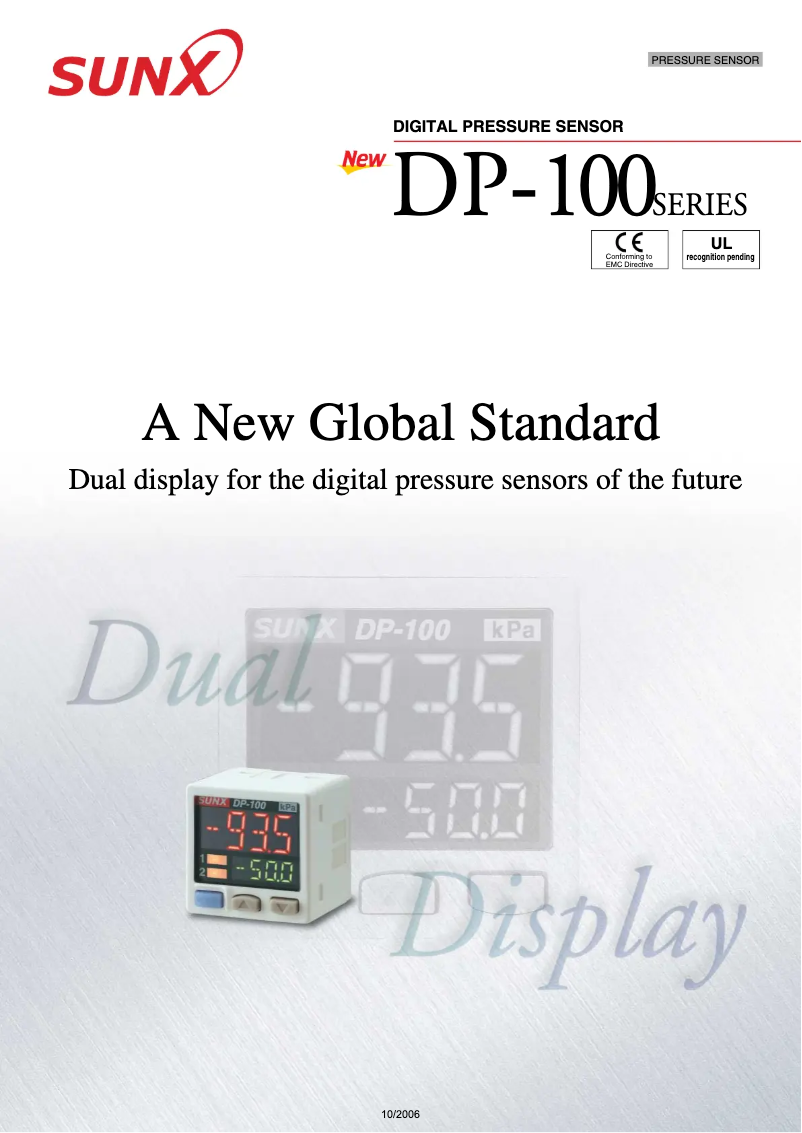 Image de la première page du manuel de l'appareil DP-101A-E-P