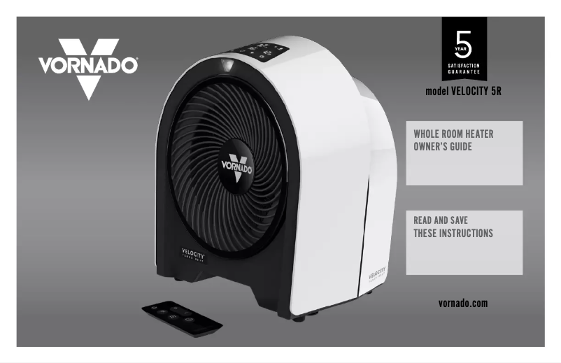 Imagen de la primera página del manual del dispositivo Velocity 5R