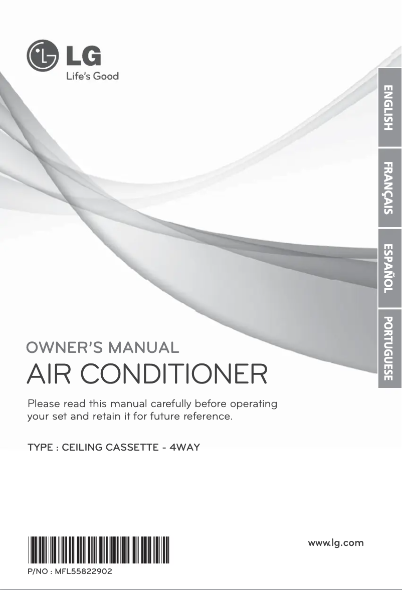 Image de la première page du manuel de l'appareil ARNU05GTRA2