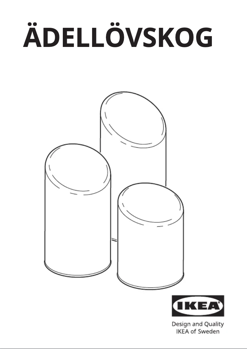 Image de la première page du manuel de l'appareil ÄDELLÖVSKOG 605.301.53