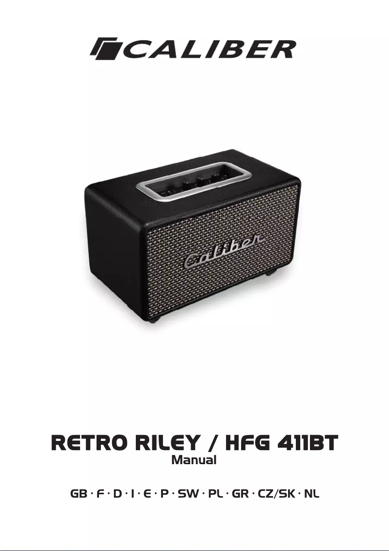 Page 1 de la notice Manuel utilisateur Caliber HFG411BT