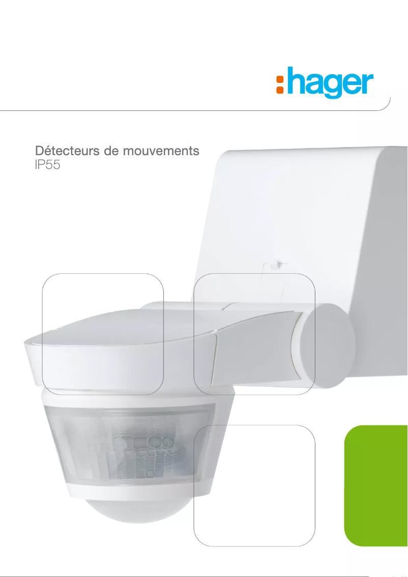 Page 1 de la notice Brochure Hager EE860