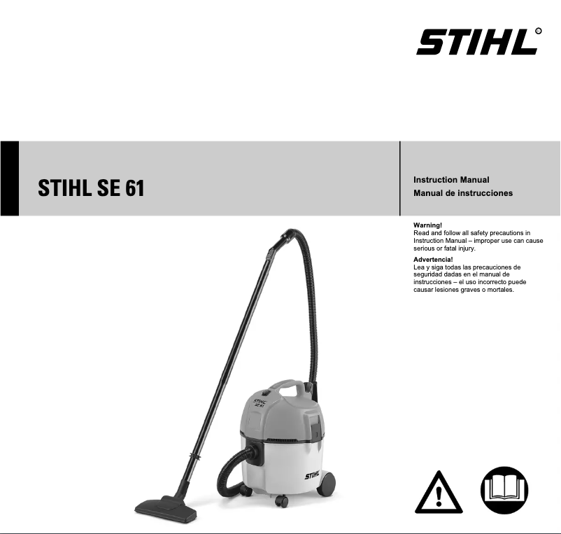 Page n°1 - Manuel utilisateur Stihl SE 61