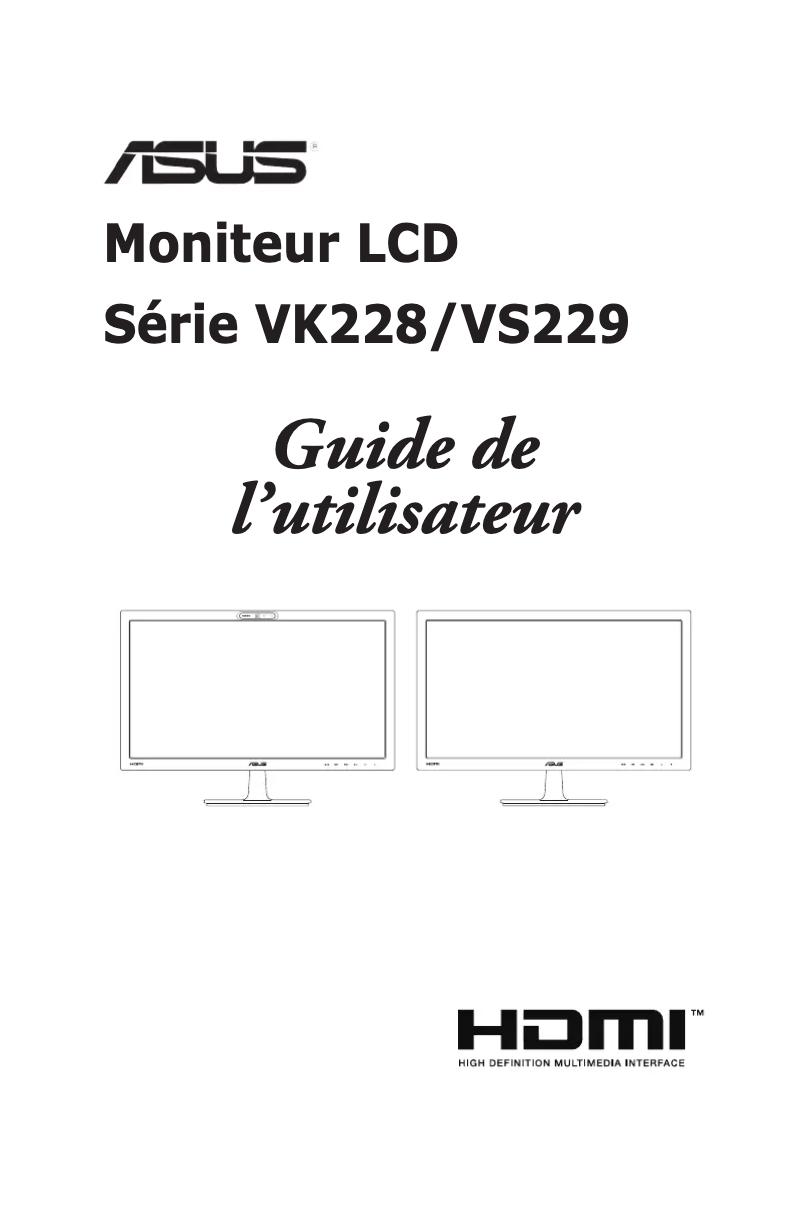 Image de la première page du manuel de l'appareil VK228S