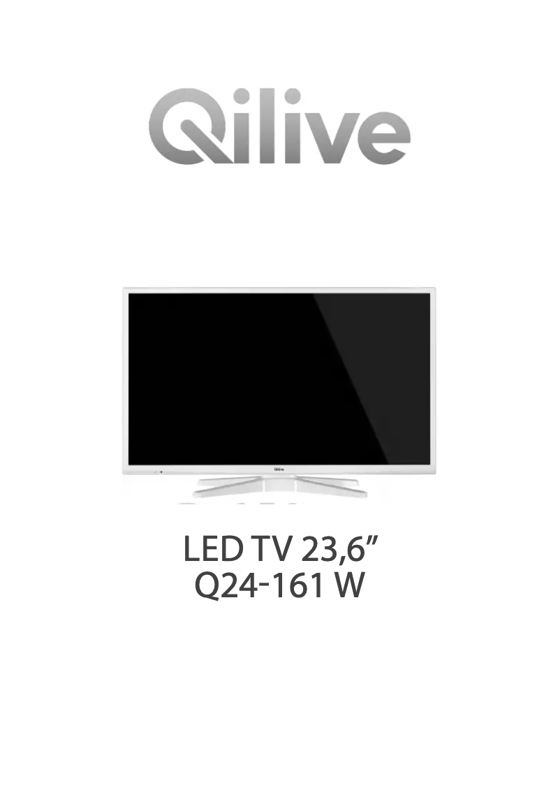 Page 1 de la notice Manuel utilisateur Qilive Q24-161W