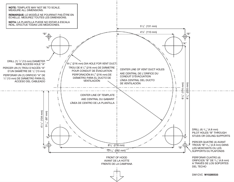 Page n°1 - Instructions / montage JennAir JXI8536HS