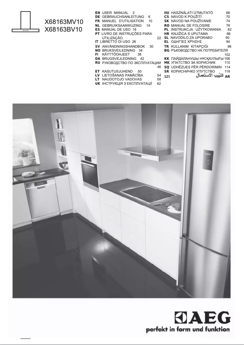 Image de la première page du manuel de l'appareil X68163MV10
