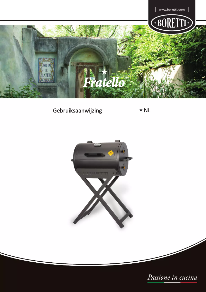 Page 1 de la notice Manuel utilisateur Boretti Fratello