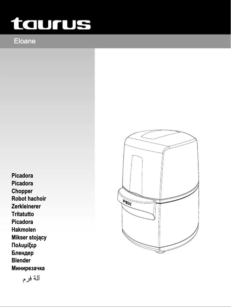 Page n°1 - Manuel utilisateur Taurus Eloane