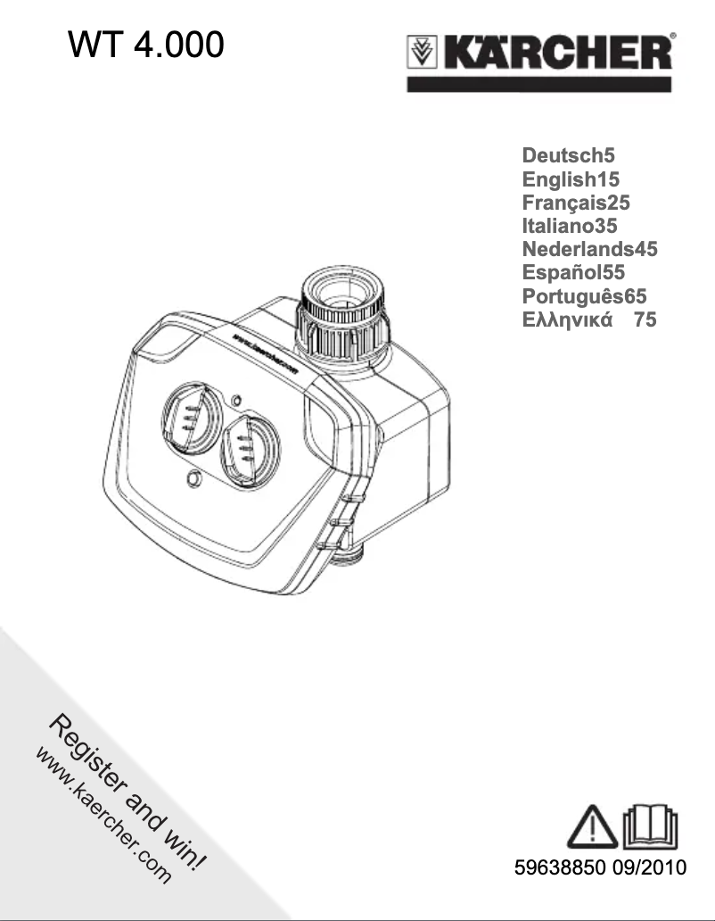 Page n°1 - Manuel utilisateur Kärcher WT 4.000