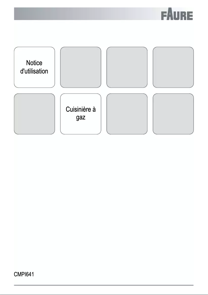 Image de la première page du manuel de l'appareil CMPI641S