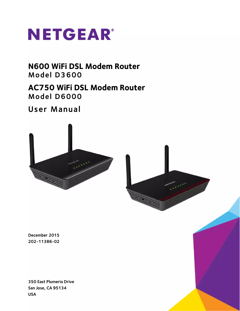 Page 1 de la notice Manuel utilisateur Netgear R6020