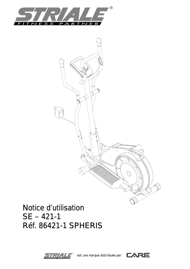 Image de la première page du manuel de l'appareil Spheris