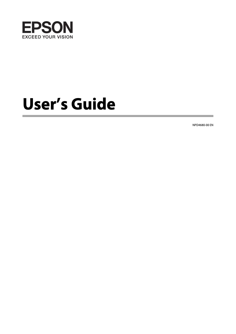 Page 1 de la notice Manuel utilisateur Epson WorkForce WF-2110W