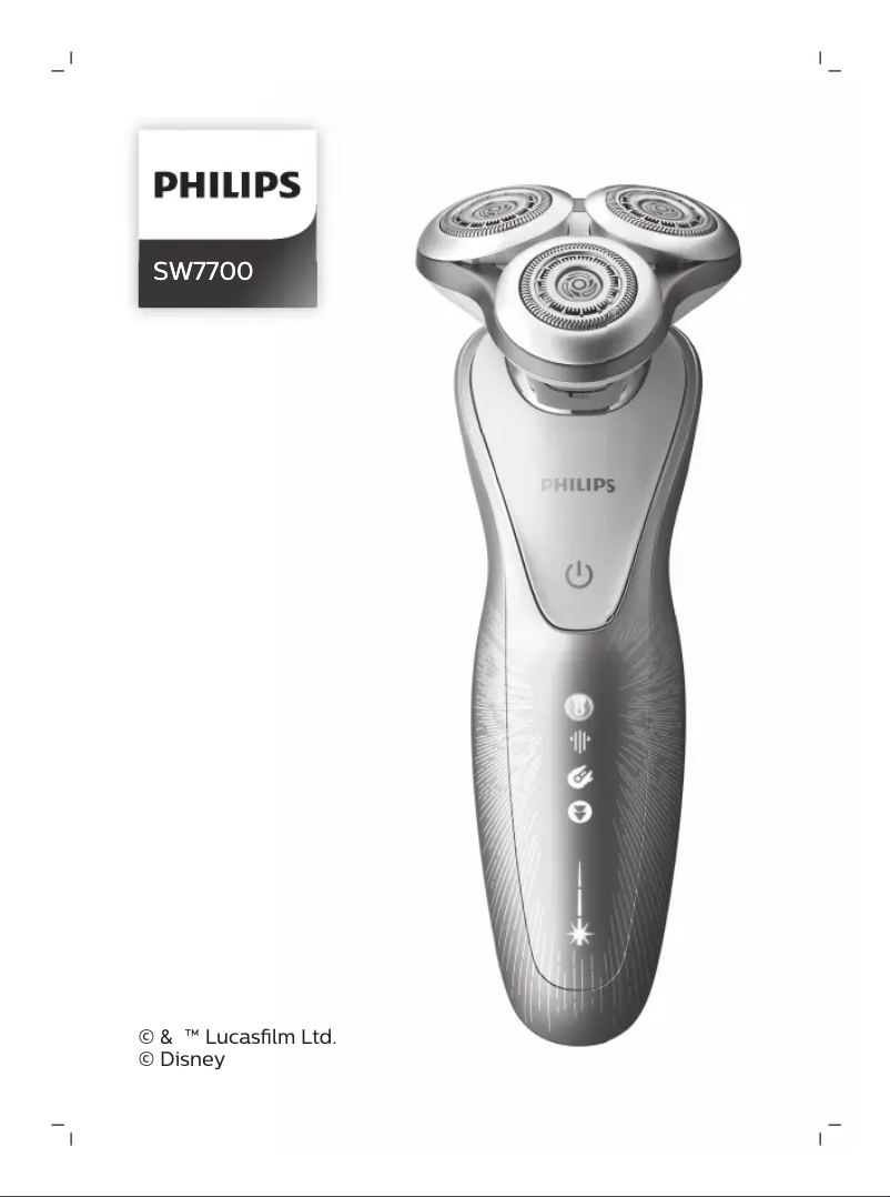 Page n°1 - Manuel utilisateur Philips Star Wars Special Edition SW7700