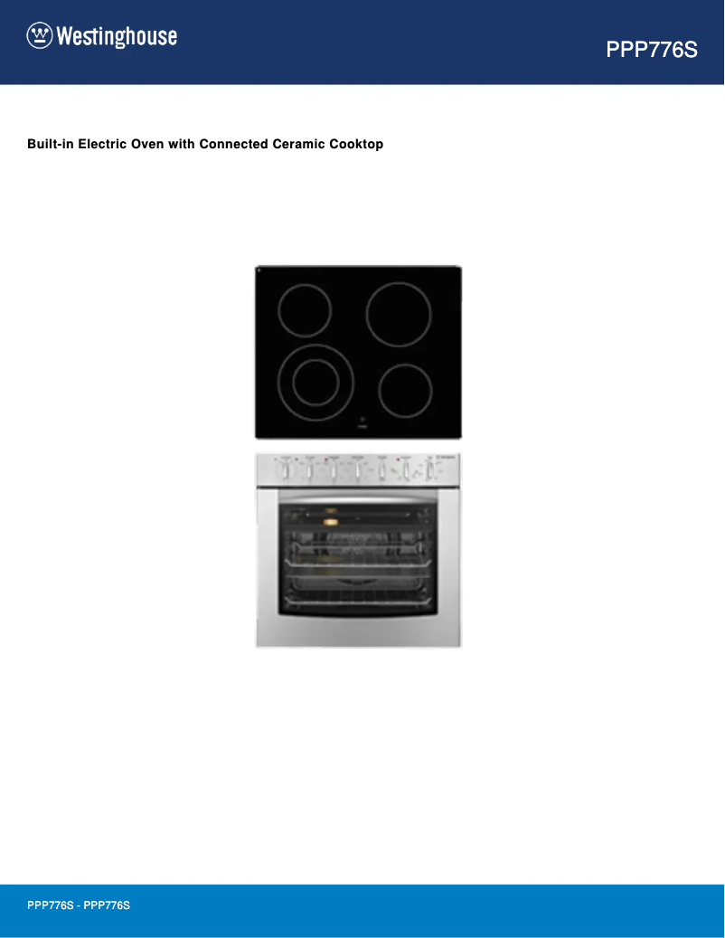 Image de la première page du manuel de l'appareil PPP776S