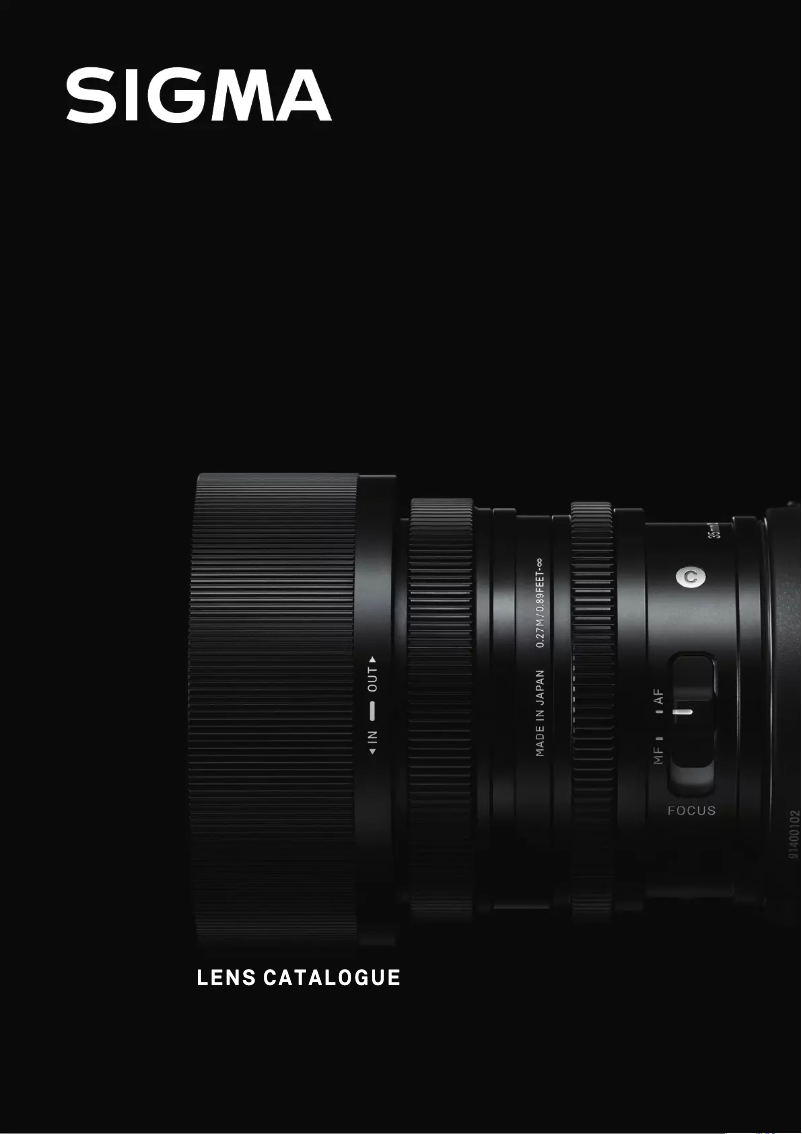 Image de la première page du manuel de l'appareil 85mm F1.4 DG DN