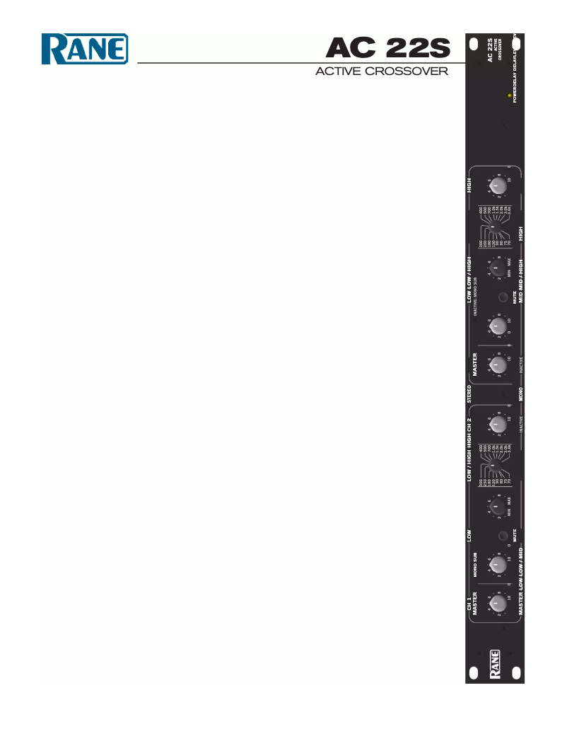Image de la première page du manuel de l'appareil AC22S