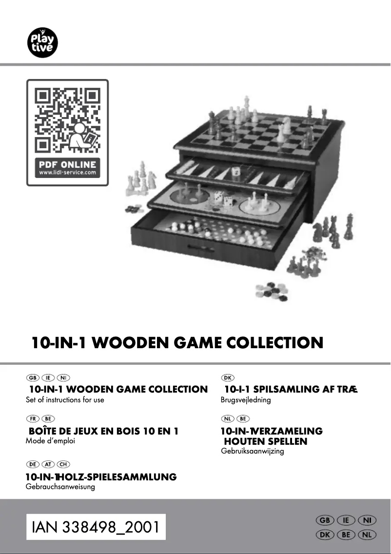 Page 1 de la notice Manuel utilisateur Playtive HG06396