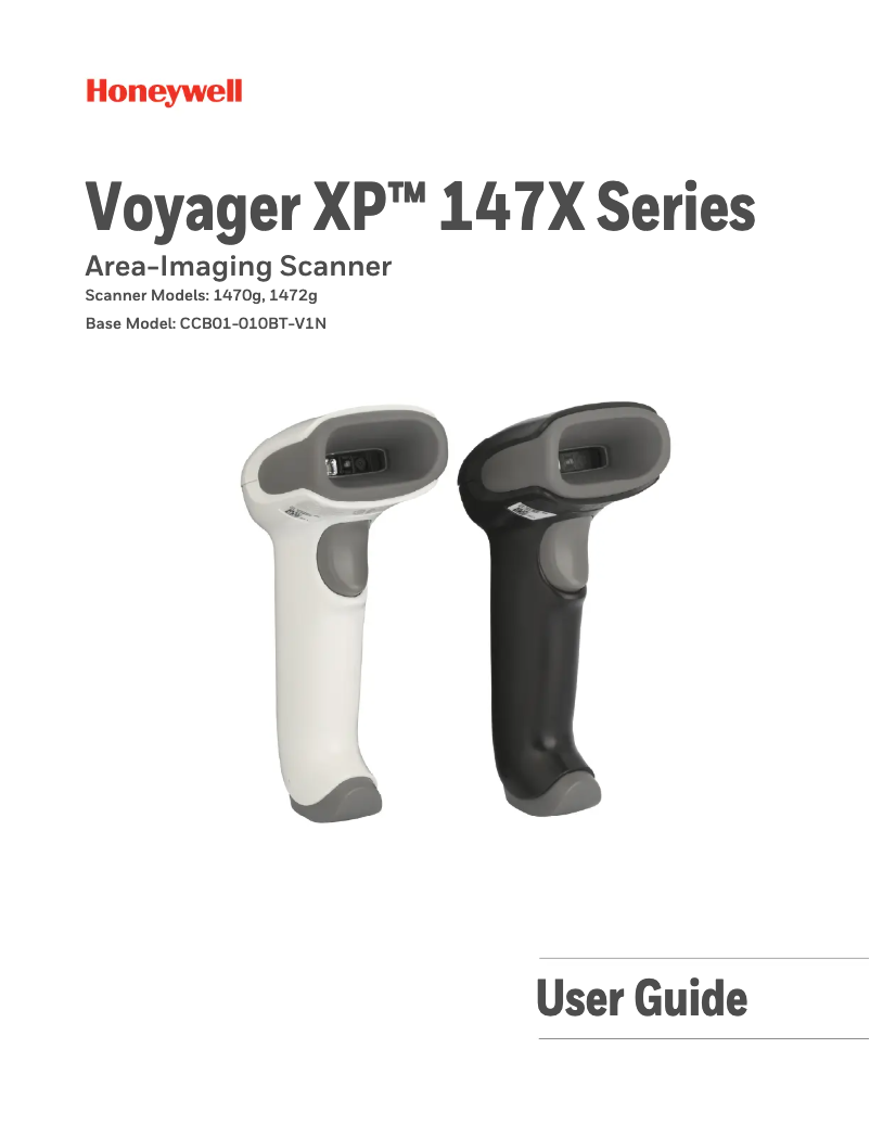 Page n°1 - Manuel utilisateur Honeywell 1472G2D-2-N