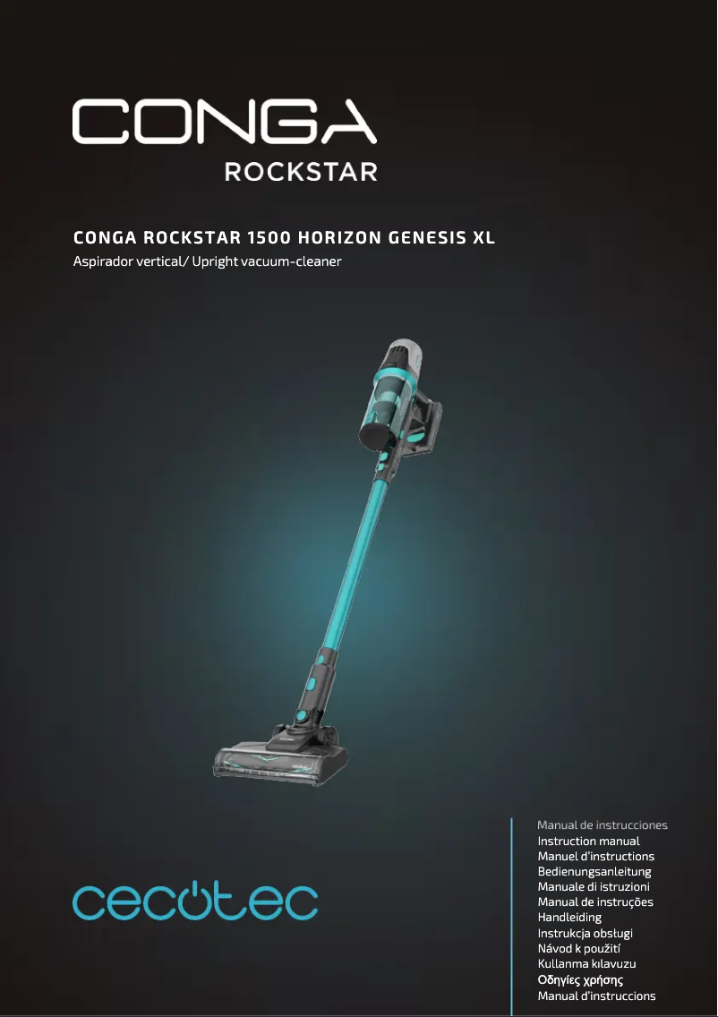 Page 1 de la notice Manuel utilisateur Cecotec Conga Rockstar 1500 Horizon Genesis XL