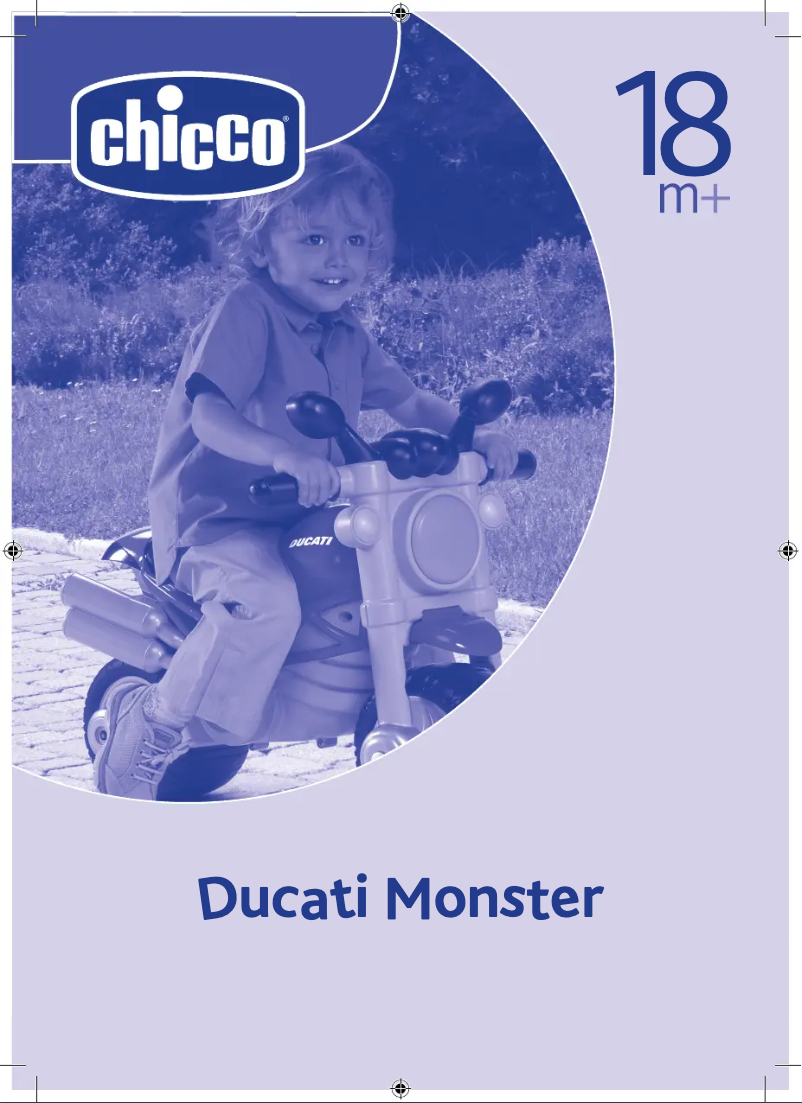 Page n°1 - Manuel utilisateur Chicco Ducati Monster