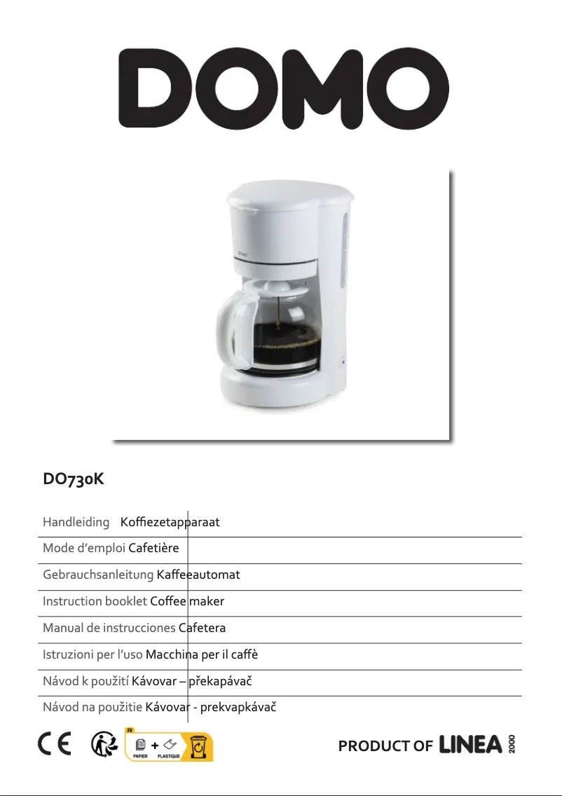 Page n°1 - Manuel utilisateur Domo DO730K