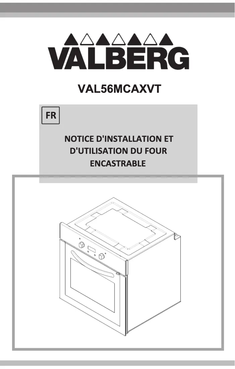 Image de la première page du manuel de l'appareil VAL 56 MCA XVT