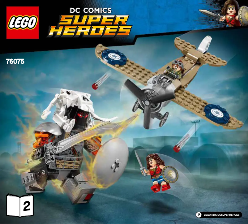 Página 1 del manual Manual de usuario Lego DC Comics Super Heroes 76075