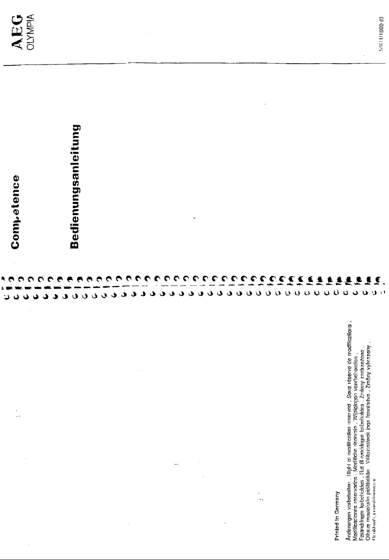 Image de la première page du manuel de l'appareil Competence